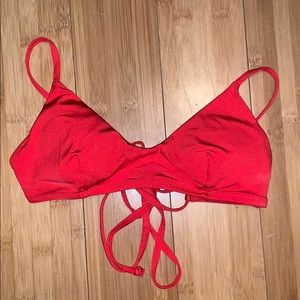 Red Bikini Top
